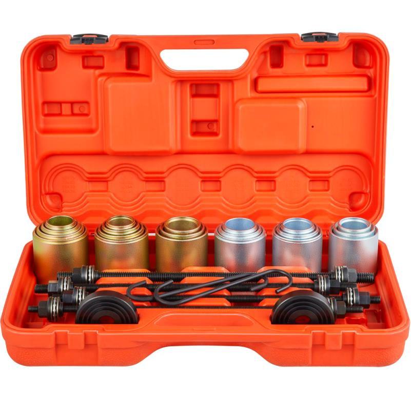 26pcs Professional Bearing Installation Tool Set for Cars, LCV & HGV Engines - Durable Steel Sleeve Kit for Easy Removal and Insertion